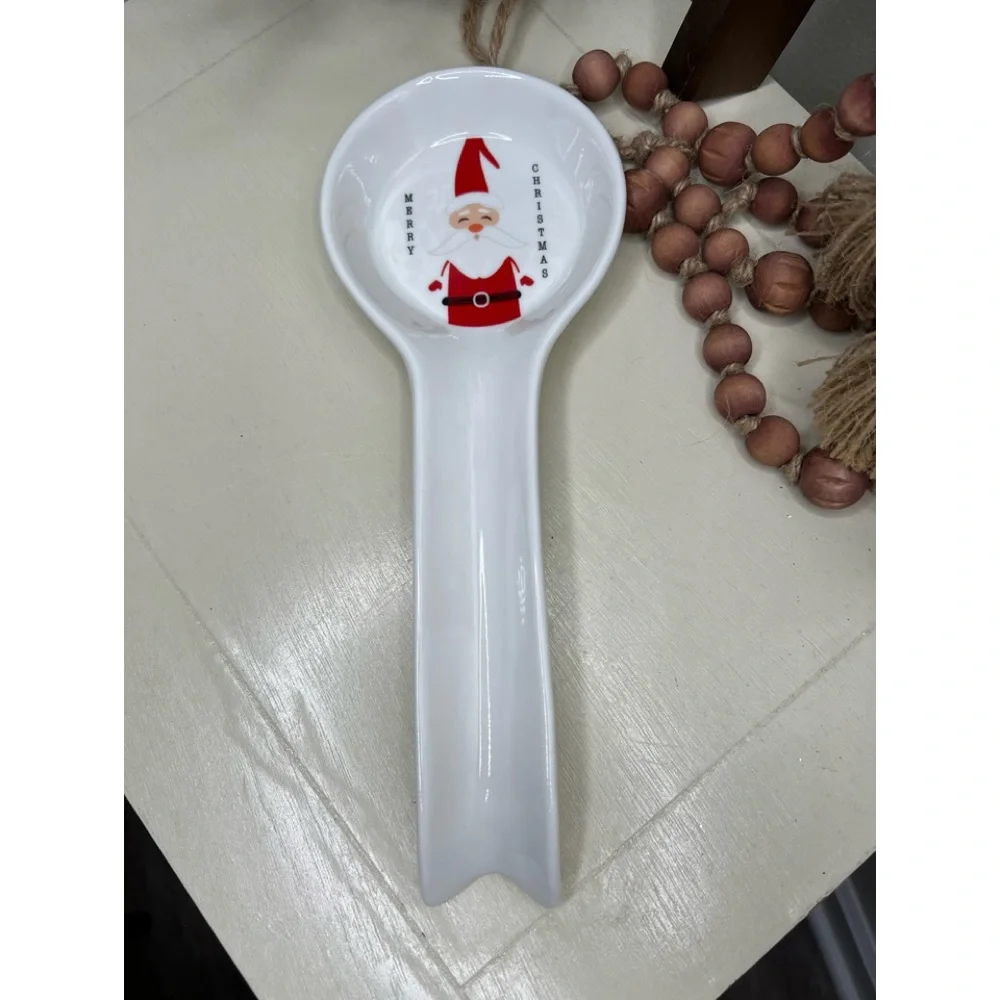 Brand New Godinger Merry Christmas Spoon Rest